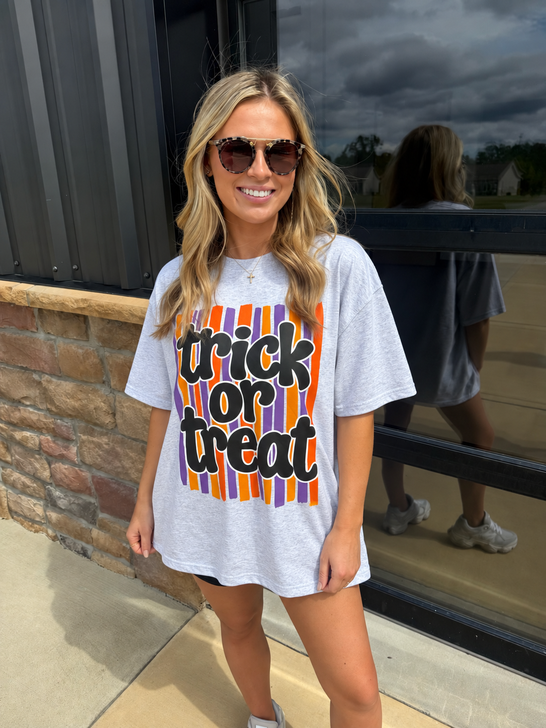 Trick or Treat - Grey t-shirt