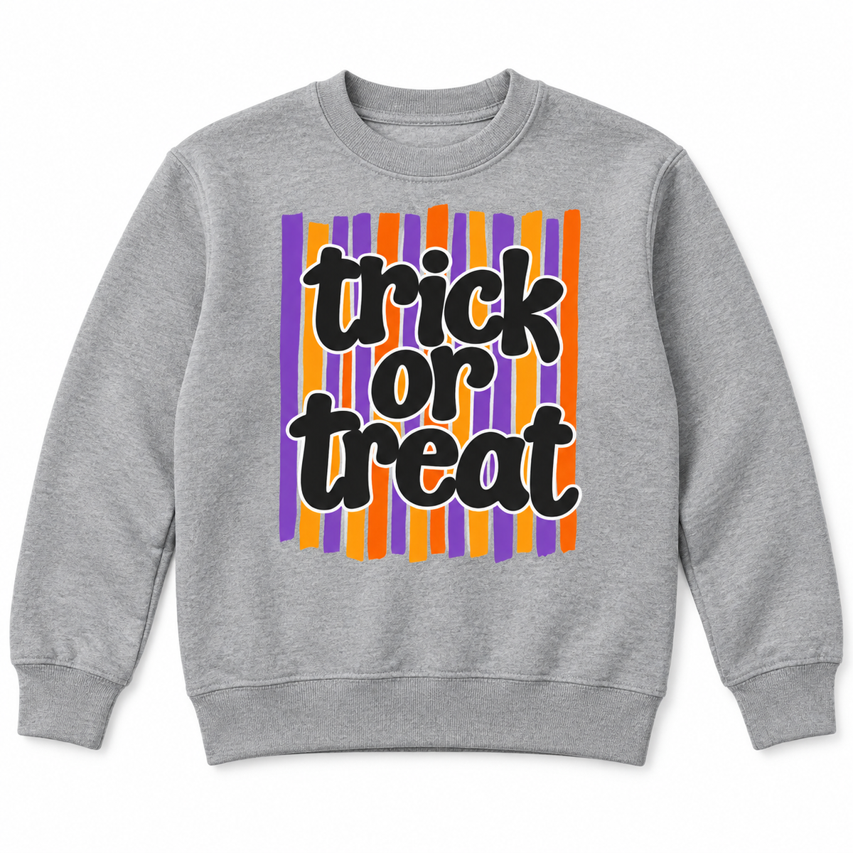 Youth Trick or Treat Sweatshirt - Grey