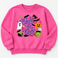 Youth Trick or Treat Sweatshirt - Pink
