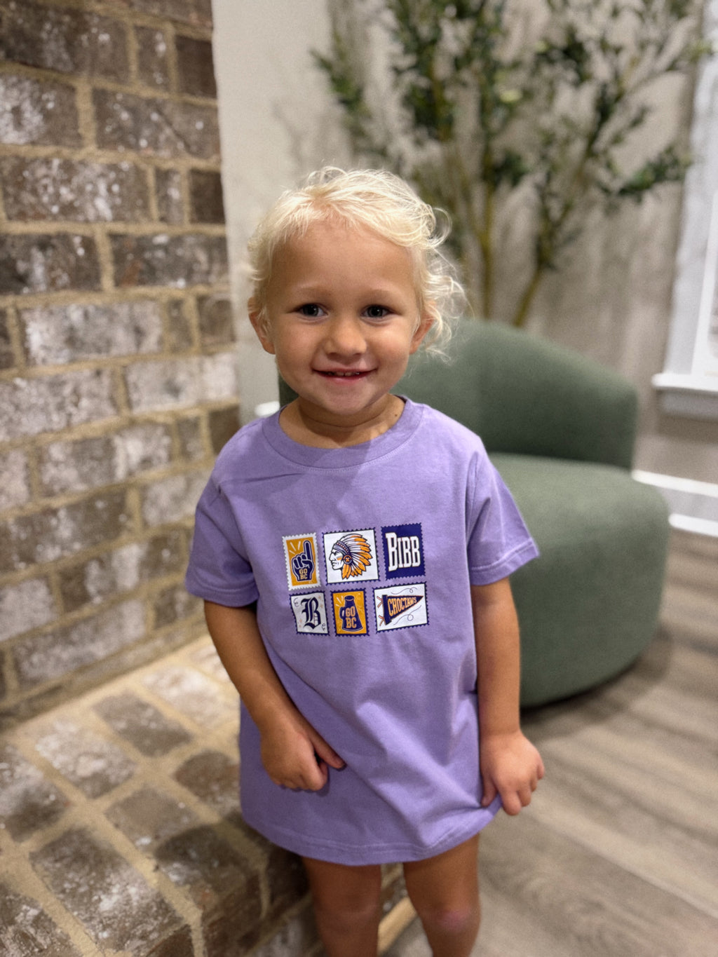 Little Girls Bibb Tee